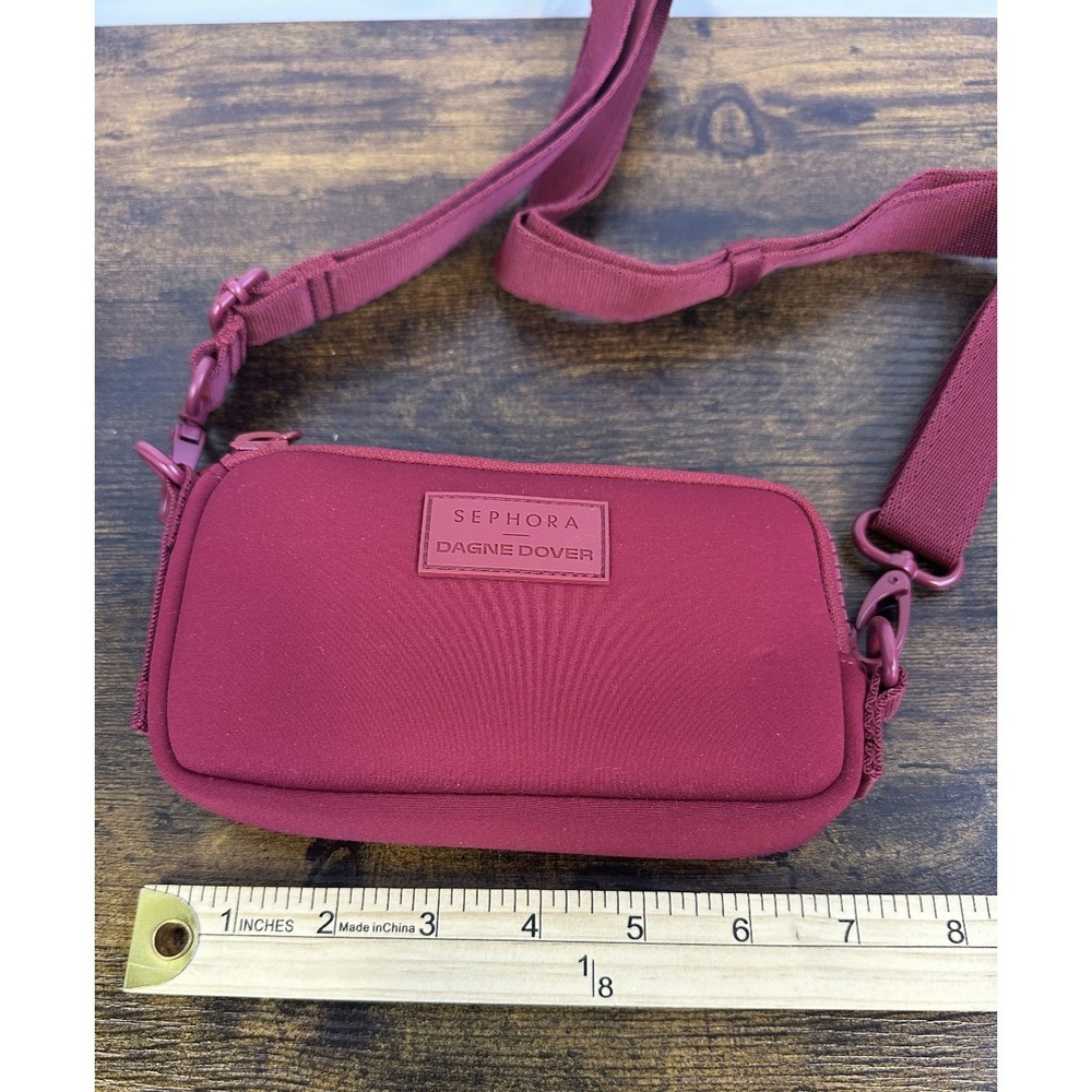 Dagne Dover x Sephora Mara Neoprene Phone Sling Spice Red Limited Edition Bag - Picture 11 of 14